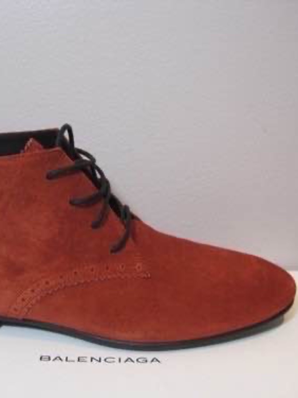 NIB Balenciaga Arena Brick Oxford Ankle Boots Booties Shoes 39.5 - Picture 3 of 5